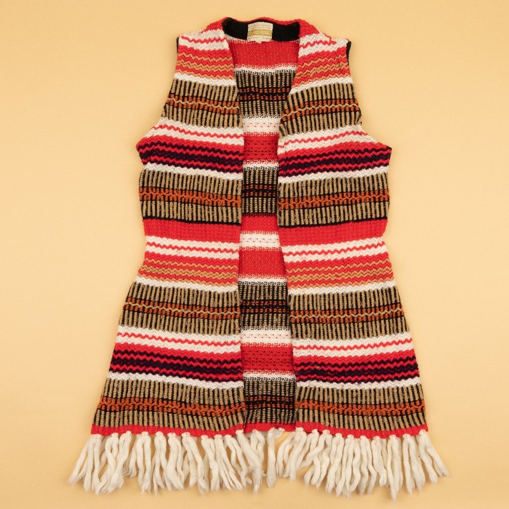 Knitwear Vest Full Fashioned !00% Virgin Acyrlic Fiber